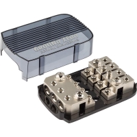 Ground Zero GZFH 3.50/4.20 - stroomverdeelblok 3x50 ingang - 4x 20mm2 uitgang