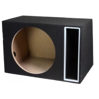 Huismerk 15-70Z bassreflex behuizing - 15 inch woofer - 70 liter - Zwart stof/bekleding