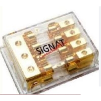 Signat SCL222204 - stroomverdeelblok 3x 25mm2 -> 4x10mm2 verguld