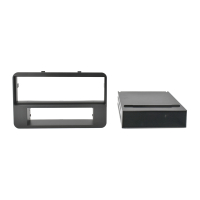 Phonocar 3/339 - 1 din montage paneel voor Alfa 159 - Brera 2005-2012