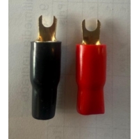 Phonocar 4/218 - 2x 25mm2 aansluitvorken - 1x zwart + 1x rood