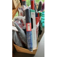 Caliber CU2009 - bekleding stof 75 x 150 cm - kleur: antraciet ribbel met marine blauw