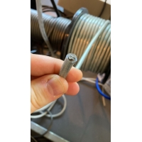 Caliber CPS15 - 15mm2 OFC massa- /stroomdraad - zilver transparant