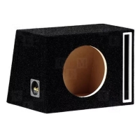 10 inch BASSREFLEX behuizing - kleur Zwart - inhoud: 35 liter- slotpoort