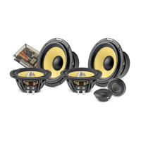 Focal ES165KX3E - Elite serie - 3-weg systeem - 2x 120 Watt RMS - 4 Ohm impedantie