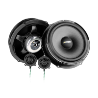 Eton VW T6 F2.2- Transporter T6 - 2x 80 Watt RMS vermogen bij 3 Ohm impedantie