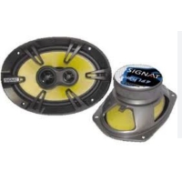 Signat Fury 169 - 3-weg triaxiaal - 2x 80 Watt RMS - 4 Ohm impedantie - inclusief 10 meter 2x 2,5mm2 luidsprekerdraad