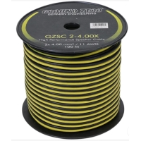 Ground Zero GZSC2-4.00X 2x 4mm2 luidsprekerkabel geel-zwart