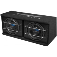 Hifonics TD250R - 2x10 inch basreflex behuizing - 600 Watt RMS vermogen - 4+4 Ohm impedantie
