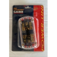 Caliber MFB33 -zekering verdeelblok - 3x 10mm2 ingang - 3x 10mm2 uitgang