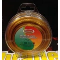 Necom NE4.0Geel - 2x 4mm2 - 5 meter - OFC