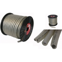 Necom PC-E10N - 10mm2 stroom/massa kabel - Zilver transparant - CCA