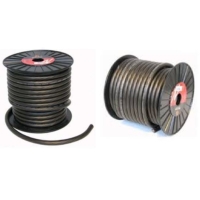 Necom PC-R10N 10mm2 OFC stroom-/massa draad - smokey black