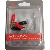 Necom PCT-P10 - 2x aansluitvork + 2x aansluitoog tot 10mm2 stroom/massa-draad