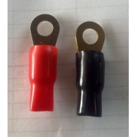 Phonocar 4/214 aansluit-oog 4ga 20-25mm - 1x zwart + 1x rood