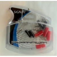 Signat S107079- 8x 6,3mm2 schuifschoentjes tot 2,5mm2 (4x rood + 4x zwart)