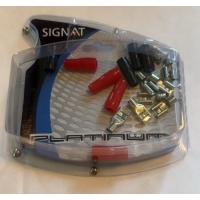 Signat S107080 - 8x 6,3 mm schuifschoentjes voor 4mm2 (4x rood - 4x zwart)