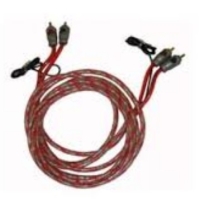 Necom SI-P7.5R - RCA-/Tulpdraad - Lengte 7,50 meter - 2x rca ingang - 4x rca uitgang