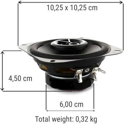 2 SPEAKER compatible with JBL STAGE2 524 2-way coaxial 5.25 13cm 130mm 35 watt rms and 210 watt max impedance 4 ohms 90 db car, per pair