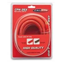 Caliber CPN25X 25mm2  5 meter stroom + 0,8 meter Massa-kabel - HIGH QUALITY