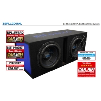 Hifonics ZSPL12DUAL - 1200 Watt RMS vermogen - 2x 2 Ohm impedantie