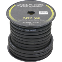 Ground Zero GZPC 50B - 50 mm² hoge kwaliteit CCA massadraad – zwart