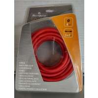NorAuto - 6mm2 dikte - 5 meter stroomdraad + 1 meter massadraad