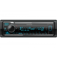 Kenwood KMM-BT309 - 1-din autoradio met bluetooth / usb - 3x rca-uitgangen - kleur-instelmogelijkheid