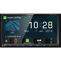 Kenwood DNX7190DABS - 7.0" WVGA AV-Navigatiesysteem met DAB+ radio & uitgebreide smartphone connectiviteit via USB & Bluetooth.