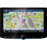 Kenwood DNR992RVS - Navigatie systeem / Digitale media AV receiver met 10.1 inch HD Display, uitgebreide draadloze smartphone connecties & digitale radio DAB+.