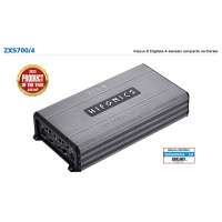 HiFonics ZXS700/4 - Klasse D Digitale 4-kanaals compacte versterker - 4x 110/175 Watt RMS vermogen