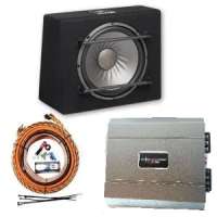 JBL StagePack1+ - 250 Watt RMS subwooferpakket compleet met 20mm2 bekabeling