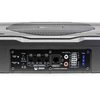 Phoenix Gold Z880 compacte actieve inch underseat subwoofer 80 watts  RMS