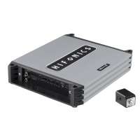 Hifonics Mercury II-V2 - 2x 150/250 Watt RMS vermogen bij 4/2 Ohm impedantie - met bass remote unit en GRATIS 20mm2 KABELSET compleet