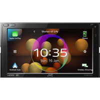 JVC KW-M875DBW - TOPMODEL -  6,8" WVGA Monitor / Digital Multimedia Receiver met DAB+ tuner. Draadloze smartphone verbinding (WiFi) voor Android Auto of Apple CarPlay