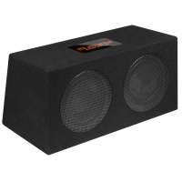 MUSWAY MR208Q - DUBBEL BASREFLEXSYSTEEM MET 2 X 20 CM (8") SUBWOOFER - 400 Watt RMS vermogen - 2x 2 Ohm impedantie