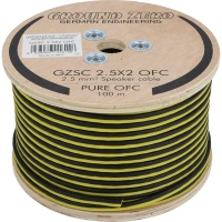 Ground Zero GZSC 2,5X2 OFC 2x 2,5 mm² OFC luidspreker- stroom/massa-kabel