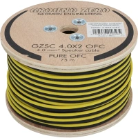 Ground Zero GZSC 4,0X2 OFC 2x 4mm² OFC luidspreker- stroom/massa-kabel