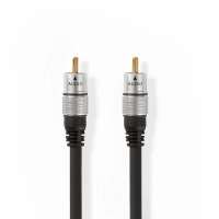 Huismerk Hoogwaardige RCA/tulp/Video-draad 10 meter - 100% koper - verguld RCA-connectoren