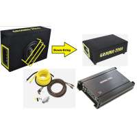GroundZero GZRB16SPL pakket - 350 Watt RMS vermogen - met GroundZero GZFA1.550D monoblok en GZPK20X-II kabelset