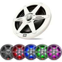 JBL Club102 - Marine 10" (250 mm) - Subwoofer - 300W RMS - 7 LED Modes - Incl. Witte & Grijze Grill