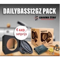 GroundZero DailyBass12GZ - 630 Watt RMS vermogen
