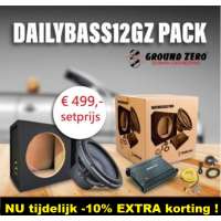 GroundZero DailyBass12GZ - 630 Watt RMS vermogen