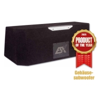 ESX DBX208BPQ - 400 Watt RMS vermogen - 2x 2 Ohm impedantie - "ski-luik" behuizing