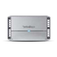 Rockford PM600X4 - 4 x 75 / 150 Watt RMS @ 4 / 2 Ω + 2 x 300 Watt RMS @ 4 Ω overbrugd