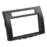 2-DIN Paneel Toyota Corolla Verso 2004-2009 - Kleur: zwart - 2-din