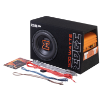 EDGE EDBX10ADSP-E3 - 10" Actieve Subwoofer met 300 Watt RMS Vermogen -SHOWROOM-MODEL - en te Bedienen via Smartphone App