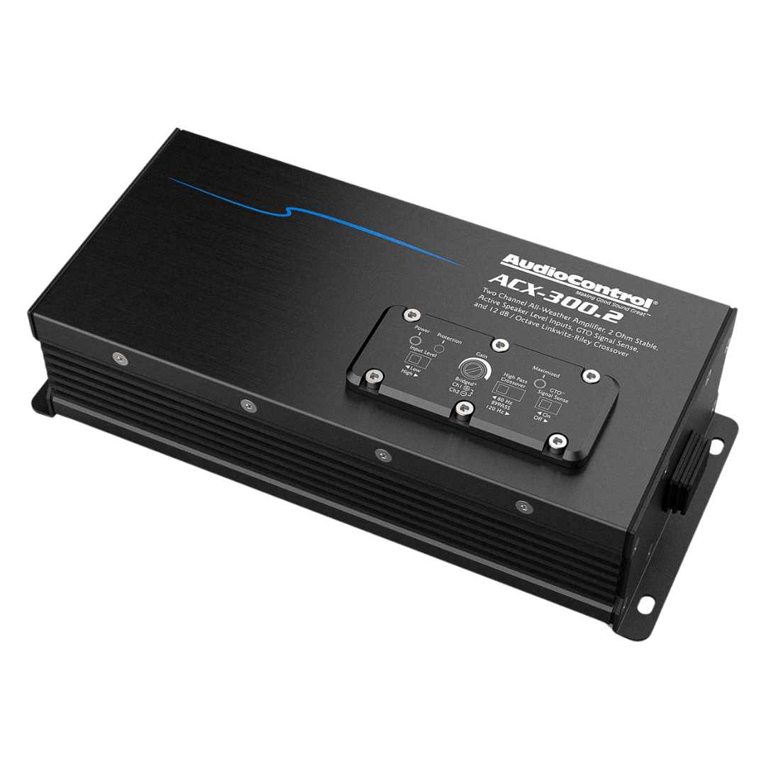 AudioControl ACX-300.2 - All-Weather 2-Kanaals Versterker - 2x 75/150 Watt RMS vermogen bij 4/2 Ohm impedantie