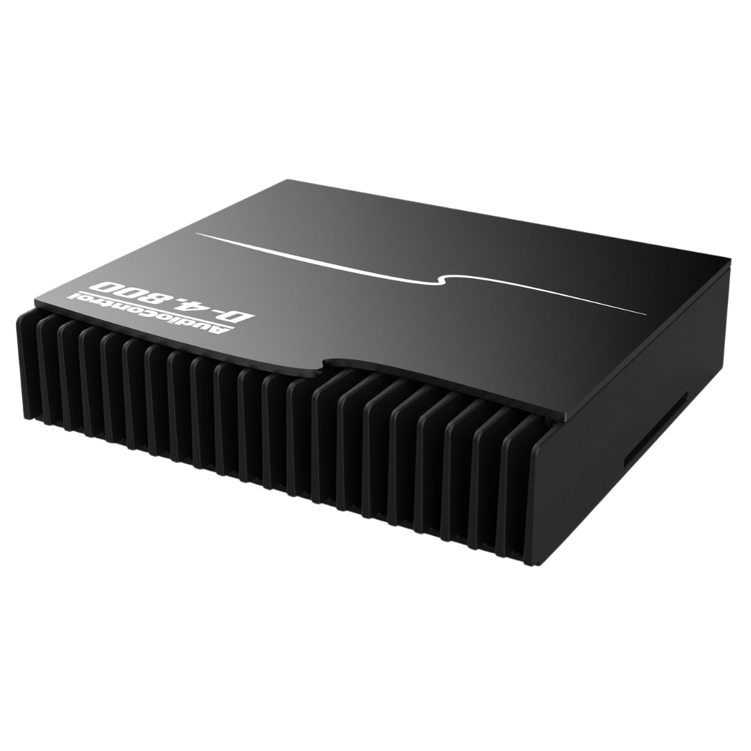 AudioControl D-4.800 - 4-Kanaals DSP Versterker - 4 x 125/200 Watt RMS vermogen bij 4/2 Ohm impedantie