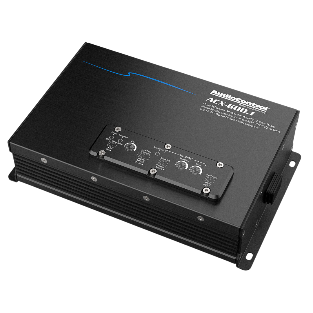 AudioControl ACX-600.1 - All-Weather Mono Versterker - 350/600 Watt RMS vermogen bij 4/2 Ohm impedantie